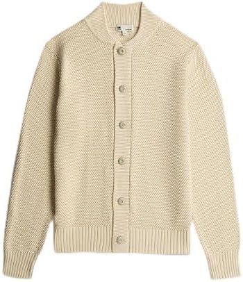 G-STAR Honey Comb Structuur Cardigan Knit, wit (Dk Talc D27108-d631-a488), XS
