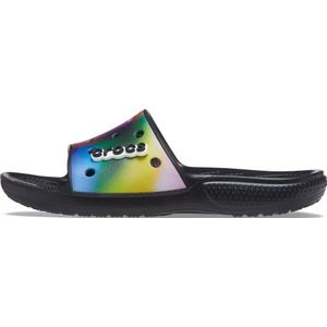 Crocs Unisex's Classic Solarized Slide Clog, Zwart Multi, 10 UK