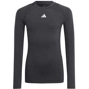 adidas Niños TECHFIT AEROREADY LONGSLEEVE T-SHIRT YOUTH, black, 5-6 Years