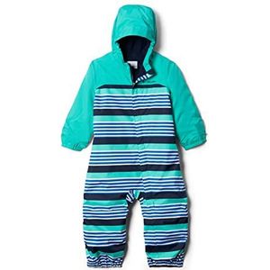 Columbia Unisex Baby Critter Jitters II Rain Suit Regenpak, Bright Indigo Milo Stripe, Elctrc Turq, 3 Jaar