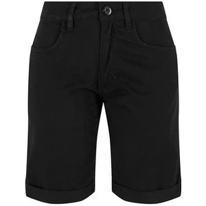 Urban Classics Dames Shorts Ladies Organic Cotton Bermuda Pants Black 36, zwart, 36