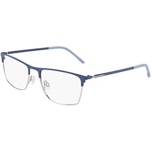 Flexon Unisex E1141 zonnebril, 455 Matte Stone Blue/Silver, 56, 455 Matte Stone Blue/Silver, 56