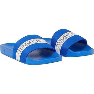 Tommy Hilfiger Zwembad Slide voor dames, Ultra Blauw, 39 EU