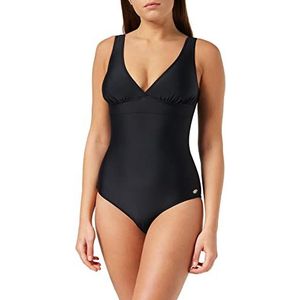 Haute pression Eendelig badpak voor dames, Zwart, 52