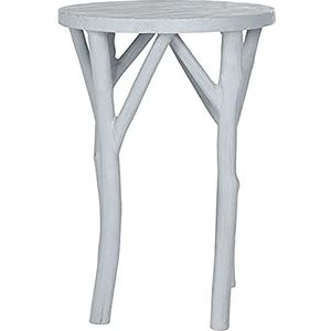 Safavieh Harper ronde eindtafel 45x45x64.260000000000005 cm Parel Blauw Grijs