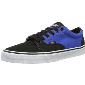 Vans M Kress lage sneakers voor heren, Zwart/Blauw, 40.5 EU