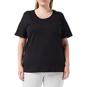 Trigema Dames T-shirt van biologisch katoen, zwart, L