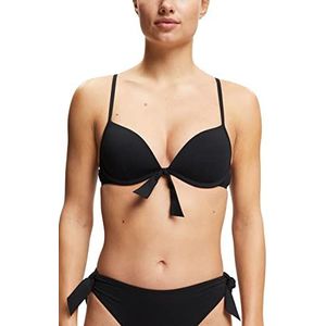 ESPRIT Bodywear dames Hamptons Beach AY RCS pad.Plunge Bikini, zwart, 36A, zwart, A