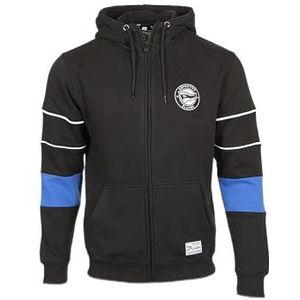 DEPORTIVO ALAVÉS Hoodie 11 rits sweatshirt met capuchon, zwart, regular unisex jongens