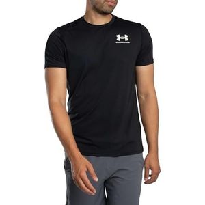 Under Armour - Heatgear Fitted - T-shirt - Ether Blue/Black - Korte Mouwen