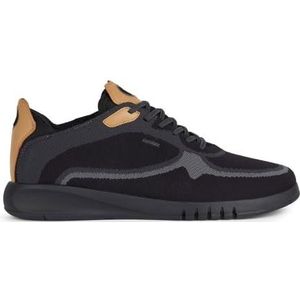 Geox U Aerantis A Sneakers voor heren, zwart/antraciet, 40 EU, Black Anthracite, 40 EU