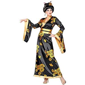 Widmann kostuum Geisha Small zwart/goud