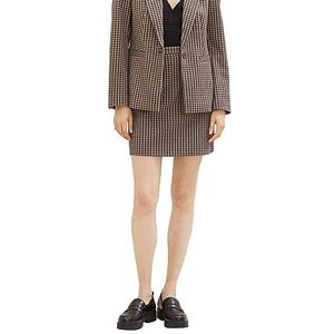 TOM TAILOR Damesrok, 32409 - Navy Blush Check Ck, 38