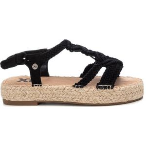 Xti - Damessandalen - Zwart - Synthetisch - Casual - Veganistisch
