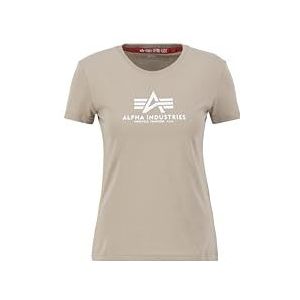 Alpha Industries New Basic T T-shirt voor dames Vintage Sand