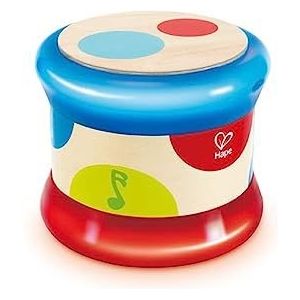 Hape Rollende Baby Trommel - Speelgoedinstrument - 15 Cm