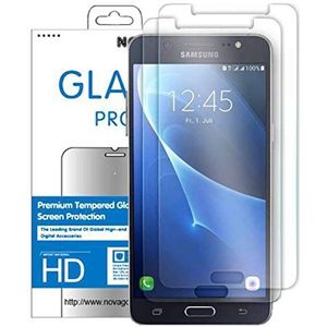 Novago Galaxy J5 2016 J510 screen protector gemaakt van gehard glas, zeer robuust en robuust, voor J5 2016/J5 Duos/J5 2016 Dual Sim/J510/ Sm-J510FZDNXEF/Sm-J510FZKNXEO voor Samsung J5 2016 J510