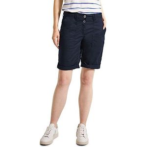 Cecil Katoenen shorts voor dames, blauw (deep blue), 29W