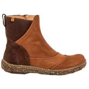 El Naturalista - 2545011NK005_023 - Leren Enkellaarsjes - Bruin - Plat - Ritssluiting - Casual