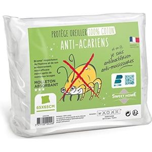 SWEET HOME Sweethome Anti Dust Mite Pillow Protector – 50 x 70 cm – 100% Katoen Fleece – Zacht en Comfortabel – Rechthoekige vorm – Machine Wasbaar