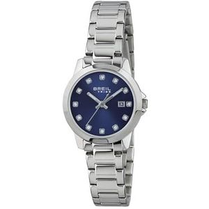 Breil - Women's Collection Watch Classic Elegance EW0409 - Lady's 3 Hands Quartz Movement Watch - Steel Case and Stainless Steel Watch Strap - 28 mm
