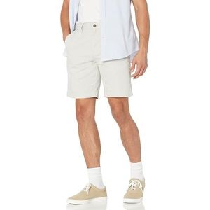 Amazon Essentials Heren Slim-Fit 9"" Short, ZILVER, 33