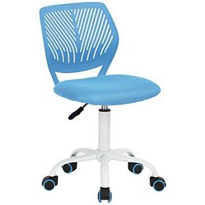 HOMYLIN Chair, Plastic, BLAUW, 38,5CM x40CM x75-87CM