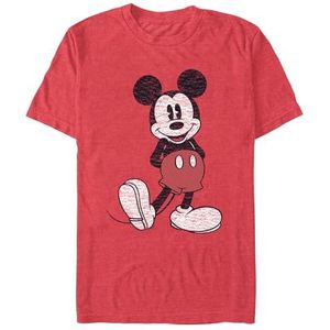 Disney Men's Full Size Mickey Mouse Distressed Look T-Shirt