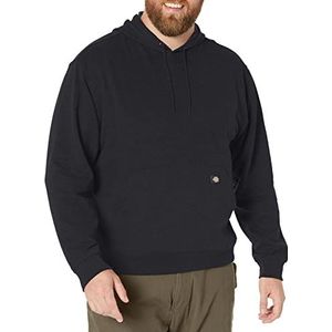Dickies Heren Midweight Pullover Fleece Hoodie Regular Hooded Sweatshirt, Zwart, L