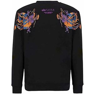Alpha Industries Dragon EMB Sweatshirt voor heren Black