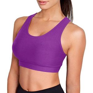 Sportjock Sportbeha voor dames, violet, paars, XL