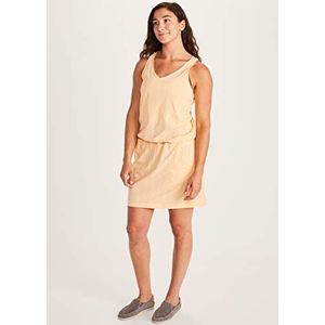 Marmot Dames Wm's Gretchen Dress, ademende knielange jurk met schouderbanden en SPF 50 zonwering, sneldrogend en ideaal voor op reis