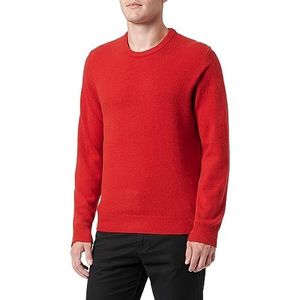 Hackett London Heren Lamswol Crew No Lg Pullover Sweater, Rood (Rode Appel), M