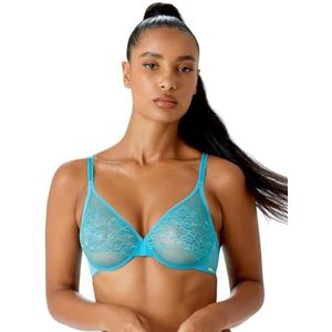 Gossard Glossies kanten beha voor dames, Turquoise Zee, 65F