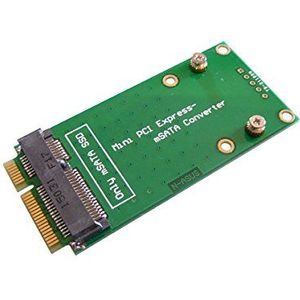 KALEA-INFORMATIQUE mSATA naar miniPCIe-adapter voor mPCIe-poort. Een mSATA SSD monteren in een ASUS eeePC 900 900A 901