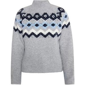 DreiMaster Gebreide trui voor dames 39529322, grijs, meerkleurig., M/L