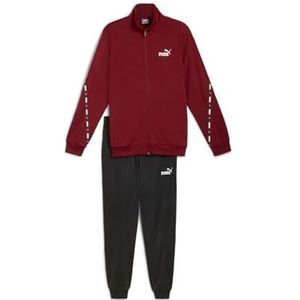 PUMA Heren Poly Tape Track Suit, intens rood, S EU