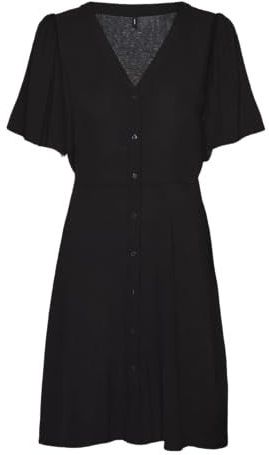 VERO MODA Dames Vmalba Ss Short Dress WVN Noos jurk (1 stuk)