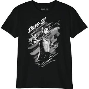 Marvel T-shirt voor jongens, zwart., 10 Jaar