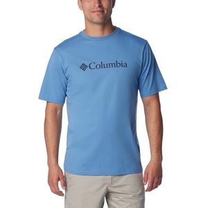 Columbia heren Outdoor wandelhemd met korte mouwen Csc Basic Logo Short Sleeve, Skyler, Collegiale Marine Csc Branded, XS