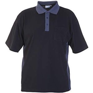 Hydrowear 04501 Tolbert Polo Shirt met borstzak, 65% Polyester/35% Katoen, Medium Mate, Grijs/Zwart