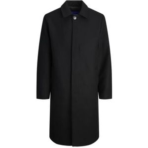 Jack & Jones - JORNORREBRO WOOL BLEND MAC COAT - Tussenjas - Zwart