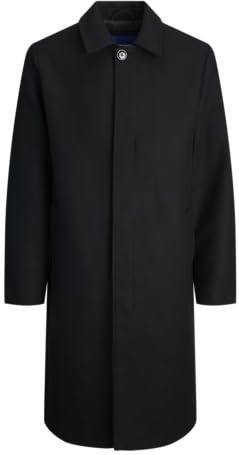 Jack & Jones - JORNORREBRO WOOL BLEND MAC COAT - Tussenjas - Zwart