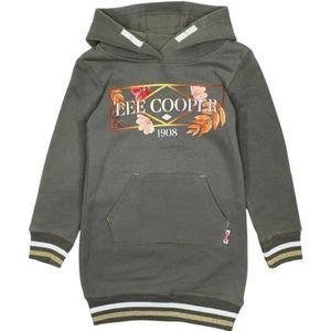 Lee Cooper Meisjes Vestido Niña casual jurk, kaki, 8 Jaar