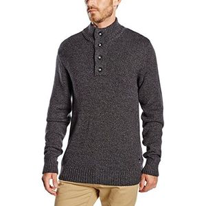 Blend Heren sweatshirt 703017, effen, grijs (70155 Black), S