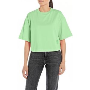 Replay T-shirt voor dames, 138 lichtgroen, XXS