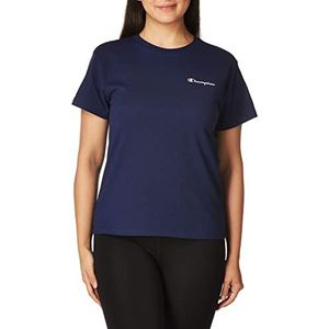 Champion Klassiek T-shirt voor dames, Athletic Navy-y08113, S
