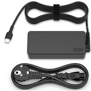 Oplader voor Thinkpad 65W USB-C Laptop voor Thinkpad T480 T490 T495 T580 T590 L380 L390 L480 L580 E480 E580 E590 X280 X380 Type-C Adapter Voeding