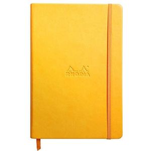 Rhodia 118722C Book Rhodiarama, notitieboek met elastiek, 96 vellen blanco A5 Osterglok