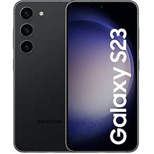 Samsung Galaxy S23 Android Smartphone, 128 GB, 3.900 mAh batterij, smartphone zonder contract Phantom Black